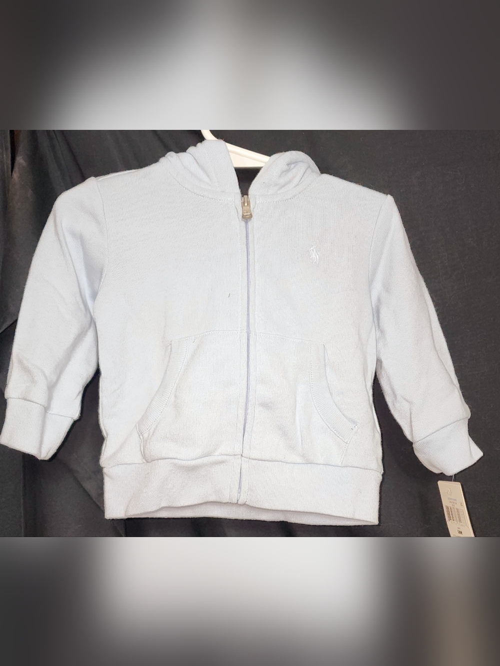 Polo Ralph Lauren Light Blue Zip Hoodie